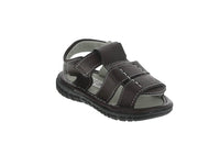 KID'S SHOES BROWN PU/LEATHER SANDALS 261F