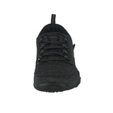 WOMAN'S SHOES BLACK FAB TENNIS SNEAKERS 2642L