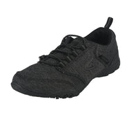 WOMAN'S SHOES BLACK FAB TENNIS SNEAKERS 2642L