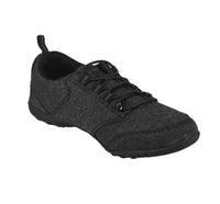 WOMAN'S SHOES BLACK FAB TENNIS SNEAKERS 2642L