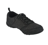 WOMAN'S SHOES BLACK FAB TENNIS SNEAKERS 2642L