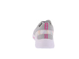 WOMAN'S SHOES LIGTH GRAY/FUCHSIA MESH/FABRIC TENNIS SNEAKERS 32018L