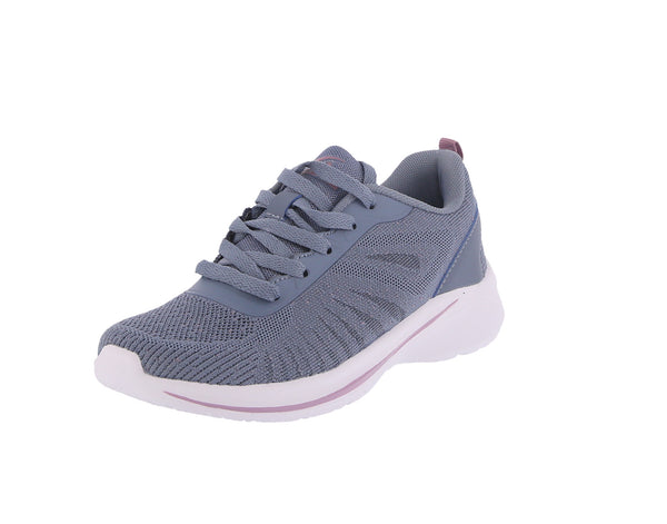 WOMAN'S SHOES BLUE MESH/FABRIC TENNIS SNEAKERS 32018L