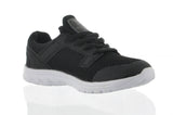 KID'S SHOES BLACK MESH TENNIS SNEAKERS 3632K