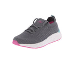 KID'S SHOES GRAY/PINK/BLUE FABRIC TENNIS SNEAKERS 4131K