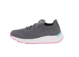 KID'S SHOES GRAY/PINK/BLUE FABRIC TENNIS SNEAKERS 4131K