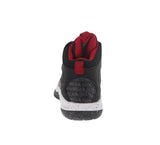 KID'S SHOES BLACK/RED PU TENNIS SNEAKERS 5113K