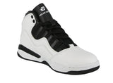 MEN'S SHOES BLACK WHITE PU TENNIS SNEAKERS 5874BL