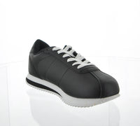 MEN'S SHOES BLACK PU TENNIS SNEAKERS 618M