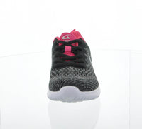 WOMAN'S SHOES BLACK FUCHSIA MESH FABRIC TENNIS SNEAKERS 6270L