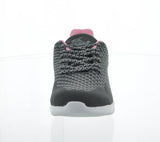 WOMAN'S SHOES DARK GRAY PINK MESH FABRIC TENNIS SNEAKERS 6283L