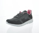 WOMAN'S SHOES DARK GRAY PINK MESH FABRIC TENNIS SNEAKERS 6283L