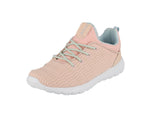 KID'S SHOES LIGHT PINK MESH PU LEATHER TENNIS SNEAKERS 6304K