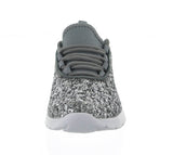 KID'S SHOES DARK GRAY GLITTER TENNIS SNEAKERS 6340K