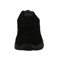 MEN'S SHOES BLACK MESH SUEDE TENNIS SNEAKERS 6546M