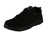 MEN'S SHOES BLACK MESH SUEDE TENNIS SNEAKERS 6546M