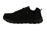 MEN'S SHOES BLACK MESH SUEDE TENNIS SNEAKERS 6546M