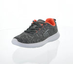 WOMAN'S SHOES GRAY CORAL FAB TENNIS SNEAKERS 6553L