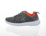 WOMAN'S SHOES GRAY CORAL FAB TENNIS SNEAKERS 6553L