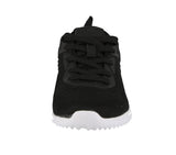 WOMAN'S SHOES BLACK FABRIC/GLITTER TENNIS SNEAKERS 6561L