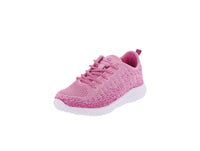 KID'S SHOES PINK/FUCHSIA MESH/FABRIC TENNIS SNEAKERS 6974K