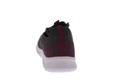 WOMAN'S SHOES DARK GRAY/BERRY MESH/FABRIC TENNIS SNEAKERS 7928L