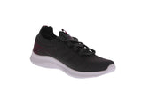 WOMAN'S SHOES DARK GRAY/BERRY MESH/FABRIC TENNIS SNEAKERS 7928L