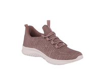 WOMAN'S SHOES MAUVE MESH FABRIC TENNIS SNEAKERS 7943L