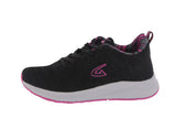 WOMAN'S SHOES BLACK/PINK MESH/FABRIC TENNIS SNEAKERS 7950L