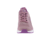 WOMAN'S SHOES DUSTY PURPLE MESH/FABRIC TENNIS SNEAKERS 7950L