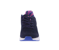 WOMAN'S SHOES NAVY/BLUE MESH/FABRIC TENNIS SNEAKERS 7950L