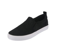 WOMAN'S SHOES BLACK SUEDE TENNIS SNEAKERS 797L