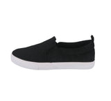 WOMAN'S SHOES BLACK SUEDE TENNIS SNEAKERS 797L