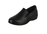 WOMAN'S SHOES BLACK PU DOCKSIDE 964