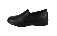 WOMAN'S SHOES BLACK PU DOCKSIDE 964