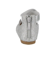 KID'S SHOES SILVER GLITTER FLATS ACE-6A