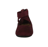 KID'S SHOES WINE SUEDE FLATS ACE-6A