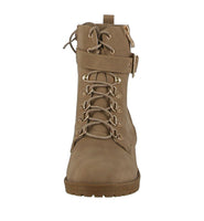 WOMAN'S SHOES KHAKI PU BOOTIES ACTION-1