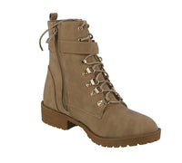 WOMAN'S SHOES KHAKI PU BOOTIES ACTION-1