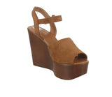 WOMAN'S SHOES TAN SUEDE WEDGE AIMEE-5