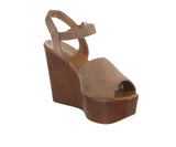 WOMAN'S SHOES TAUPE SUEDE WEDGE AIMEE-5