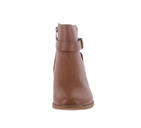 WOMAN'S SHOES TAN PU BOOTIES ALANA-1