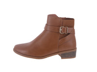 WOMAN'S SHOES TAN PU BOOTIES ALANA-1