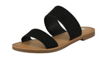 WOMAN'S SHOES BLACK NUB SANDALS ALLIE