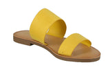 WOMAN'S SHOES GOLD NUB SANDALS ALLIE