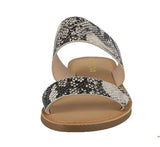 WOMAN'S SHOES SNAKE PU LEATHER SANDALS ALLIE