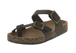 KID'S SHOES MOCHA NUB SANDALS AMARA-26K