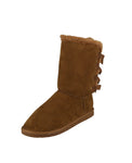 WOMAN'S SHOES TAN SUEDE BOOTS ANN-34