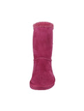 KID'S SHOES SUEDE FUCHSIA BOOTS ANN-34K