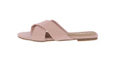 WOMAN'S SHOES MAUVE PU SANDALS ANNA-1